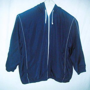 626 Blue Windbreaker Hoodie Jacket